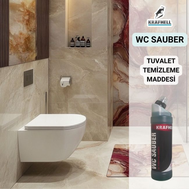 KRAFHELL PLATZEN WC SAUBER TUVALET TEMİZLEME MADDESİ - Görsel 2