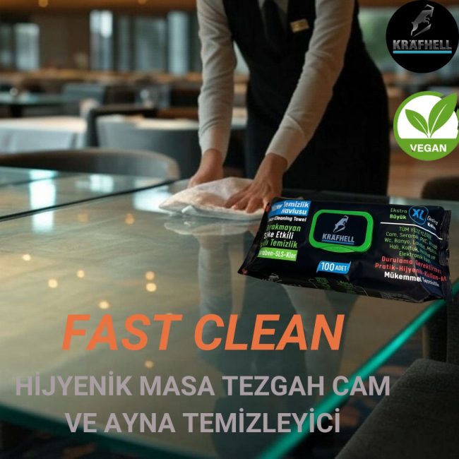 KRAFHELL YÜZEY TEMİZLİK HAVLUSU SİRKE ETKİLİ