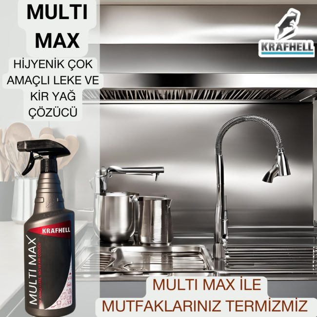 KRAFHELL MULTİ MAX ÇOK AMAÇLI LEKE, YAĞ, VE KİR ÇÖZÜCÜ - Görsel 7