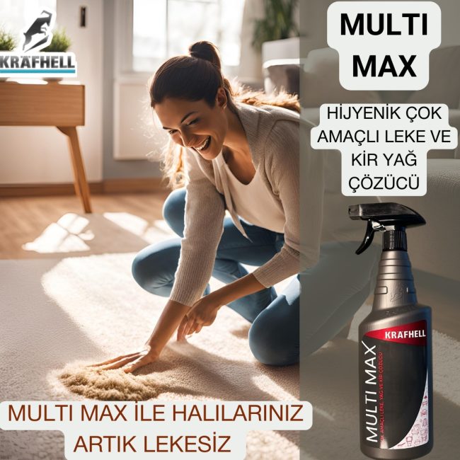 KRAFHELL MULTİ MAX ÇOK AMAÇLI LEKE, YAĞ, VE KİR ÇÖZÜCÜ - Görsel 10