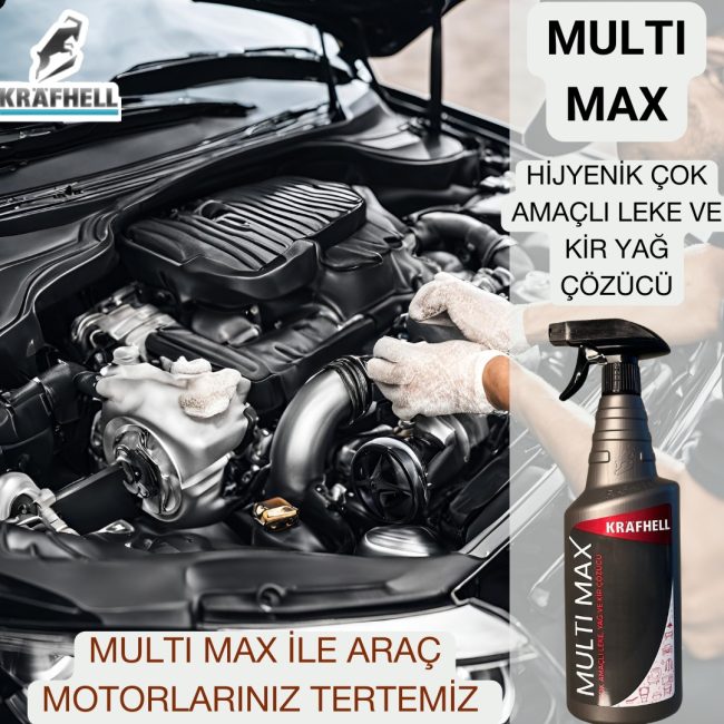 KRAFHELL MULTİ MAX ÇOK AMAÇLI LEKE, YAĞ, VE KİR ÇÖZÜCÜ - Görsel 20