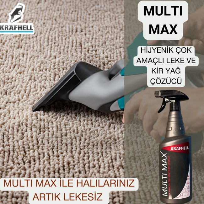 KRAFHELL MULTİ MAX ÇOK AMAÇLI LEKE, YAĞ, VE KİR ÇÖZÜCÜ - Görsel 17