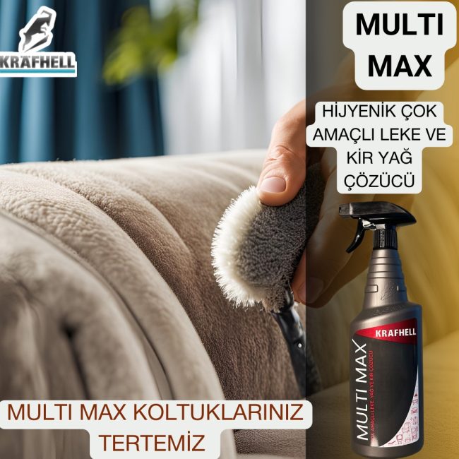KRAFHELL MULTİ MAX ÇOK AMAÇLI LEKE, YAĞ, VE KİR ÇÖZÜCÜ - Görsel 18