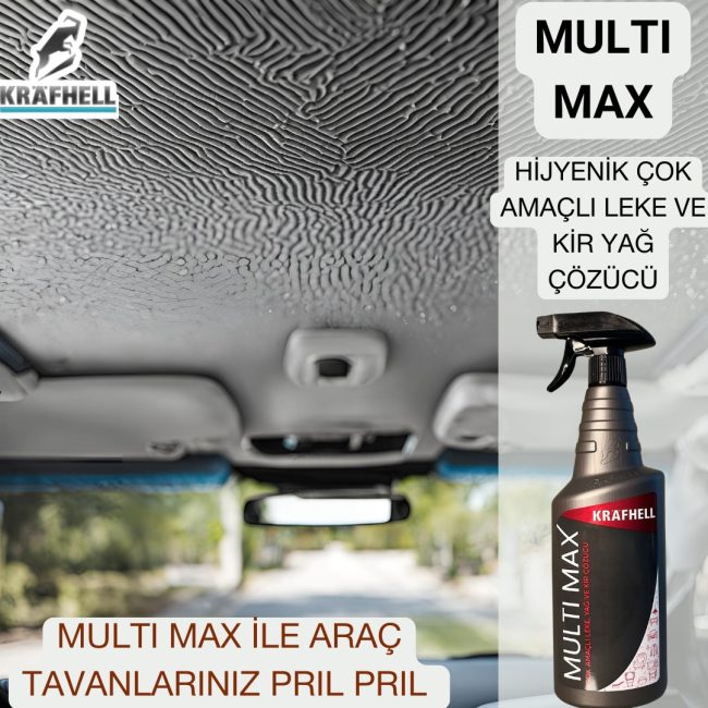 KRAFHELL MULTİ MAX ÇOK AMAÇLI LEKE, YAĞ, VE KİR ÇÖZÜCÜ - Görsel 19