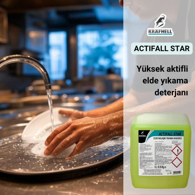 KRAFHELL ACTIFALL STAR ELDE BULAŞIK YIKAMA MADDESİ